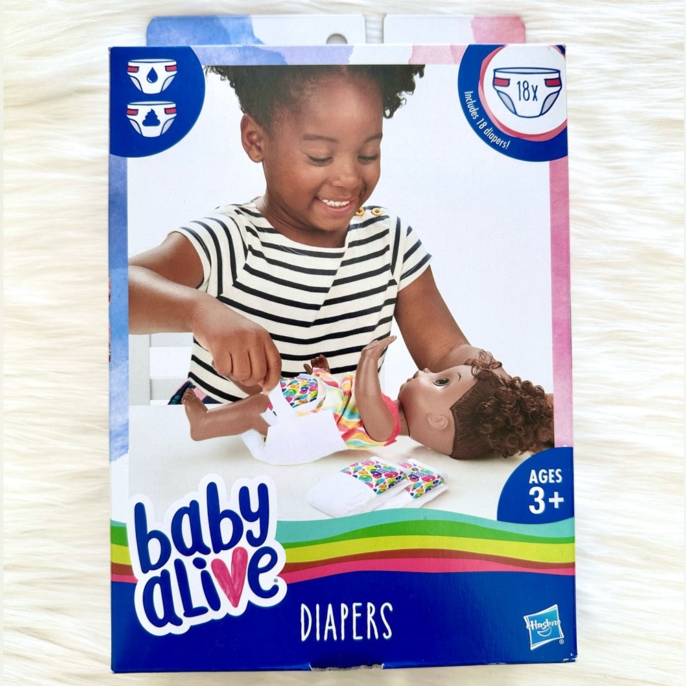 18 PACK BABY ALIVE DIAPERS